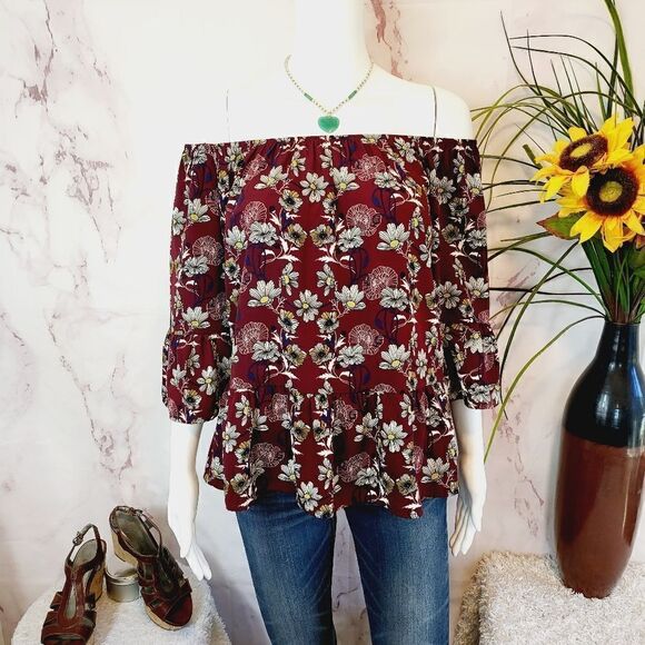 Anthropologie Alya off shoulder top - Picture 3 of 7